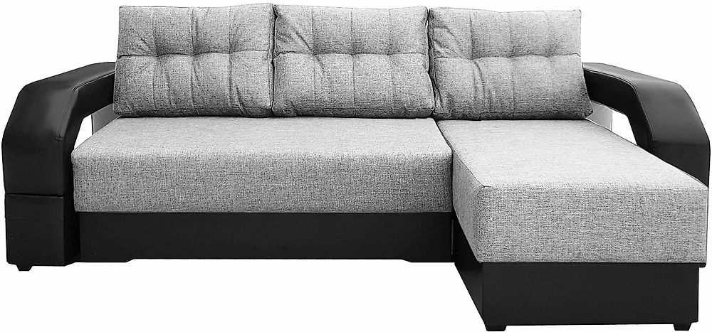 Угловой диван для дачи Манчестер Грей Блэк СПБ