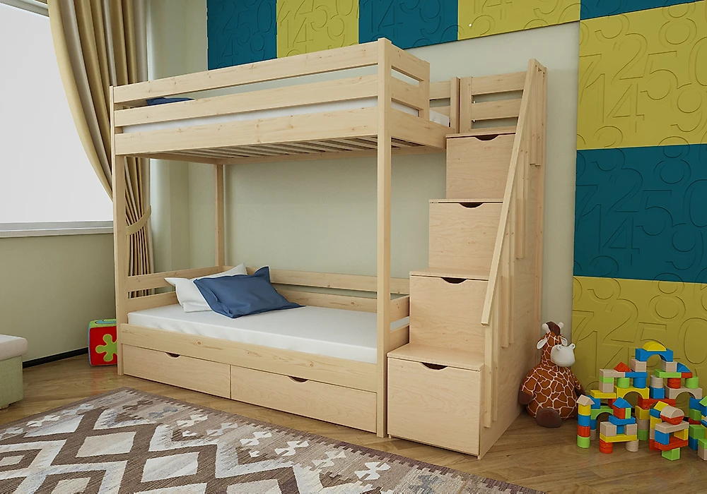 Детская кровать для мальчика Руфина-23