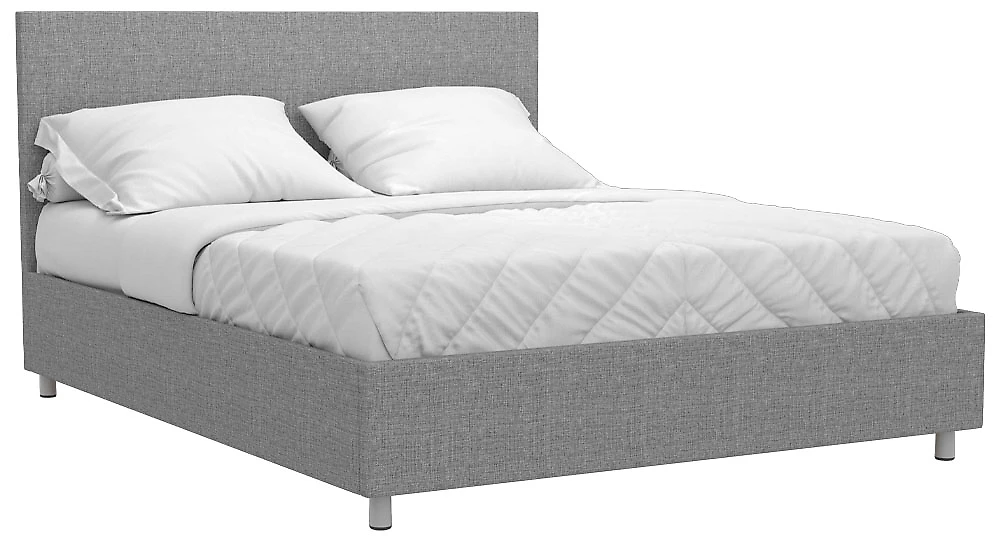 Кровать в современном стиле Белла 160х200 с ламелями Кантри Грей