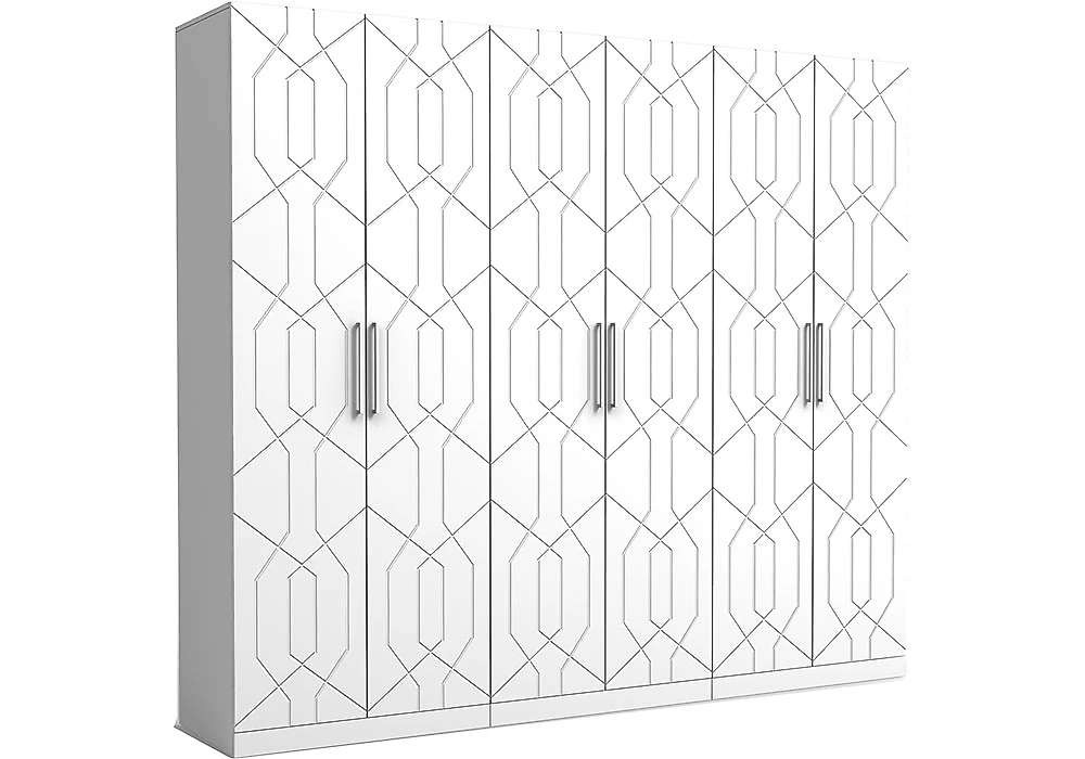 Высокий распашной шкаф Дольче-6 Дизайн-1