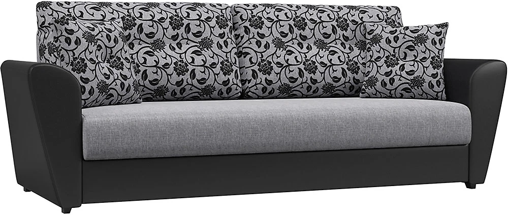 Прямой диван серого цвета Амстердам (Берг) Грей Клауд
