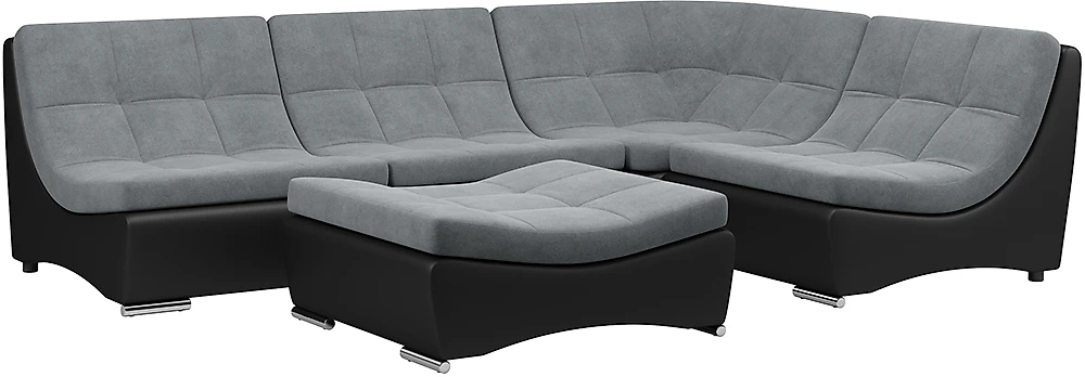 Модульный диван Монреаль-6 Плюш Графит