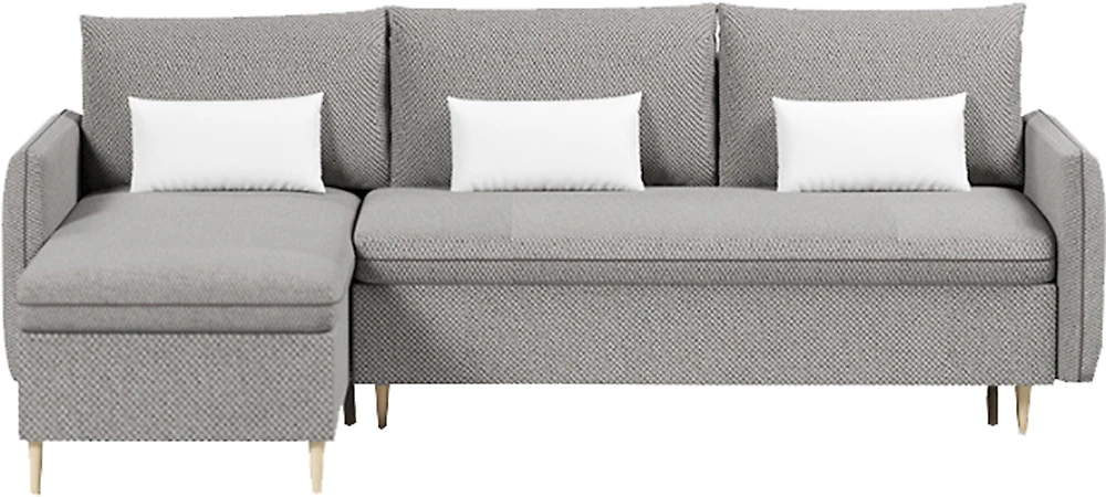 Угловой диван с левым углом Рон Амиго Грей