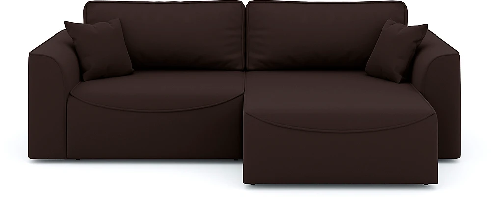 Угловой диван с подушками Рафаэль Плюш Дизайн-3