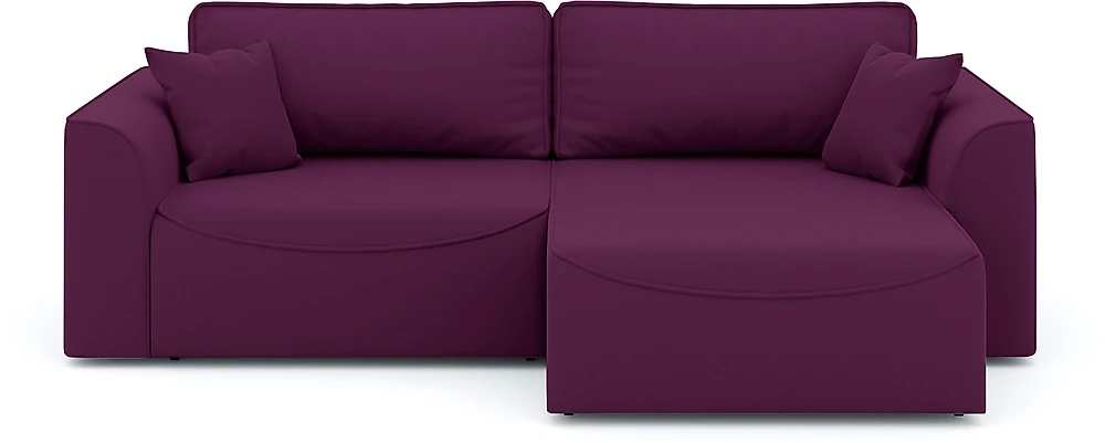 Угловой диван с подушками Рафаэль Плюш Дизайн-5