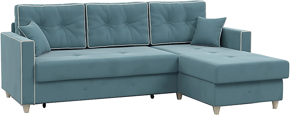Синий угловой диван Айрин Дизайн-3