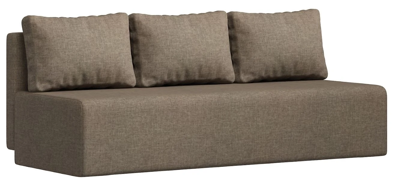 Прямой диван из рогожки Каир Дизайн 1