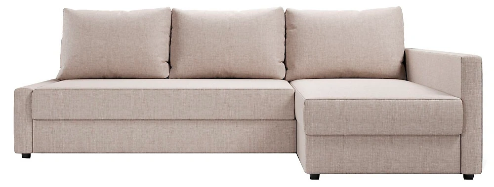 Угловой диван с левым углом Фрисби Кантри Беж