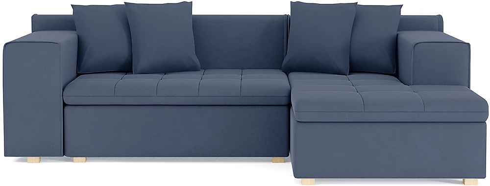 Синий угловой диван Чикаго Дизайн 11