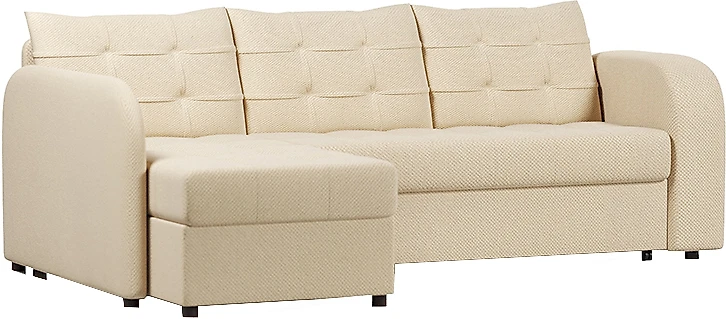 Угловой диван с левым углом Беллано Беж