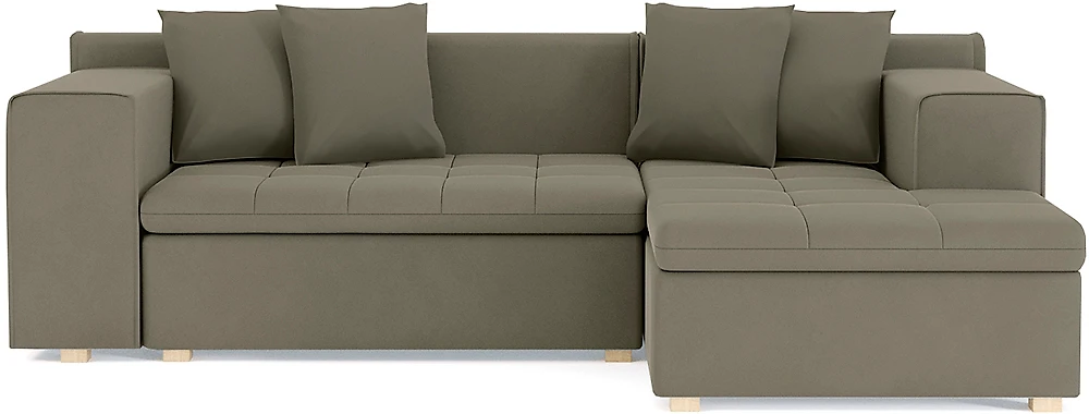 Угловой диван из комбинированного материала Чикаго Дизайн 8