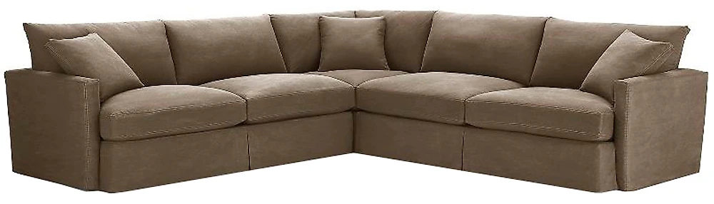 Угловой диван с канапе Марсия-2 Латте