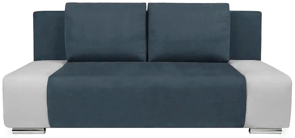 Прямой диван серого цвета Сима Грей