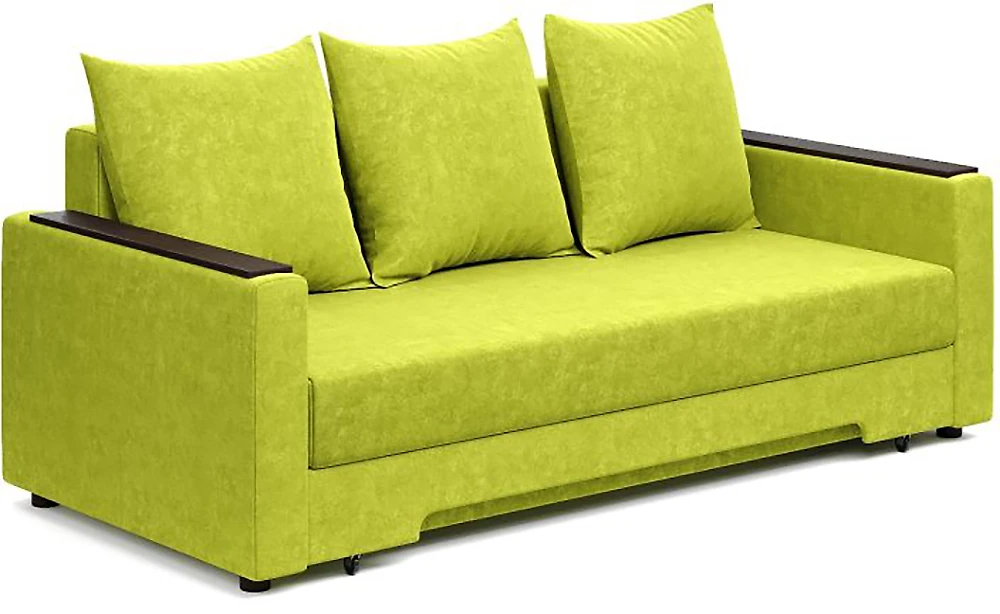 диван зеленого цвета Саксес Плюш Грин