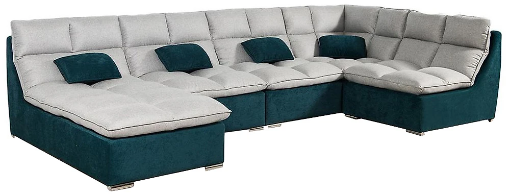 Угловой диван без подлокотников Ривьера