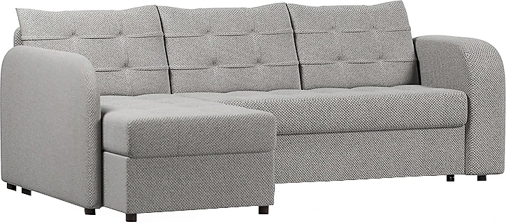 Угловой диван с левым углом Беллано Грей