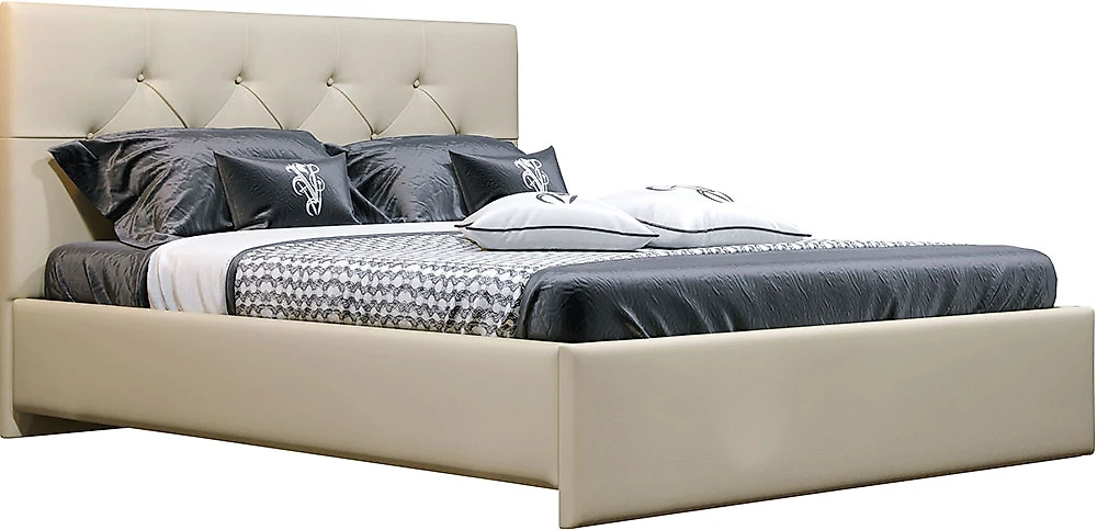 кровать в стиле минимализм 370 Слоновая Кость