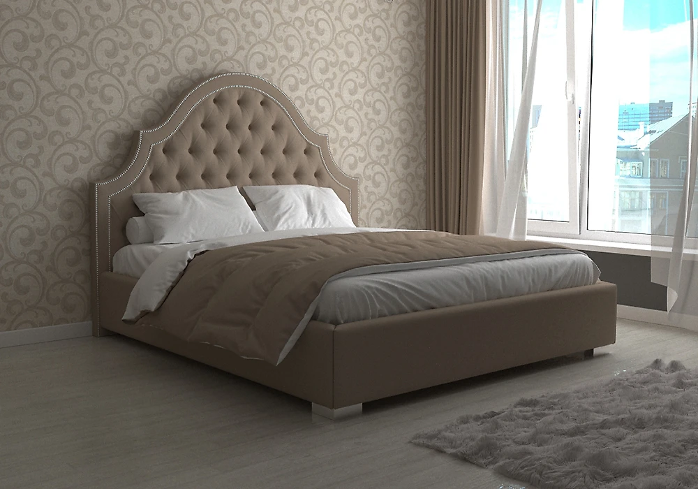 Кровать  Маракеш с каретной стяжкой