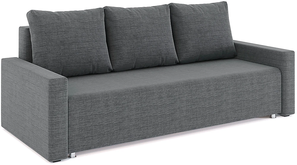 Прямой диван серого цвета Олимп Дизайн 5