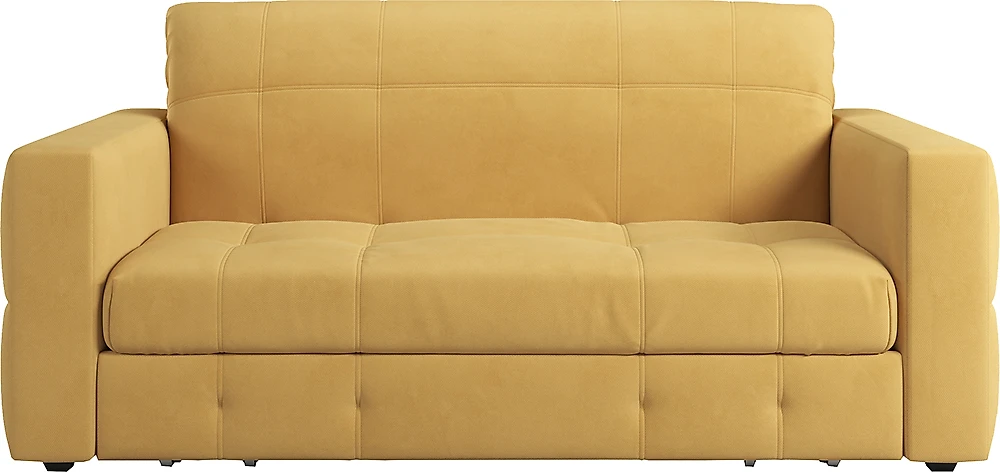 Жёлтый прямой диван Соренто-2 Плюш Мастард